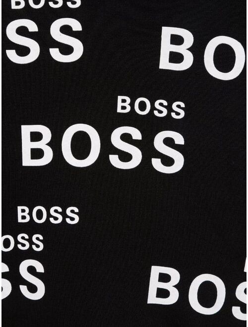 Hugo Boss BOSS Kidswear logo lettering hoodie
