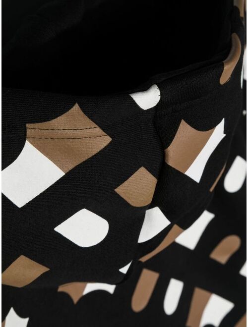 Hugo Boss BOSS Kidswear monogram-pattern pullover hoodie