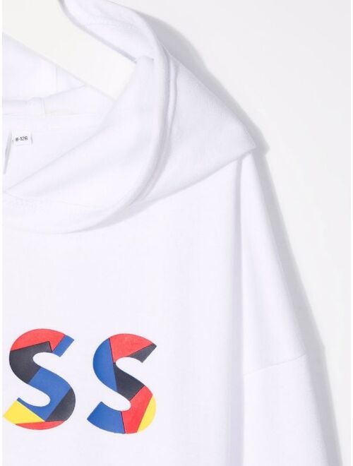 Hugo Boss BOSS Kidswear logo print hoodie