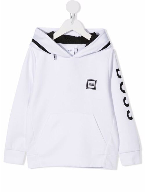 Hugo Boss BOSS Kidswear logo-print hoodie