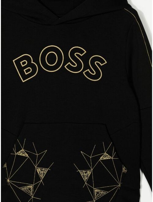 Hugo Boss BOSS Kidswear logo-print hoodie