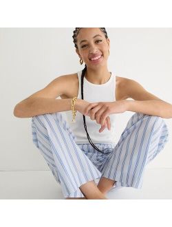 End-on-end cotton pajama pant