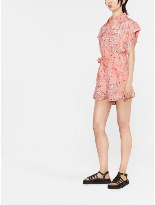 ZIMMERMANN graphic-print playsuit