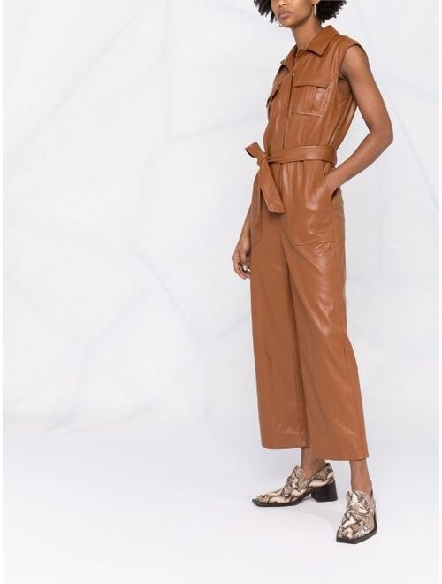 Karl Lagerfeld sleeveless tied-waist jumpsuit