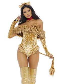 Forplay womens A Scaredy Lion Sexy Movie Character Costume