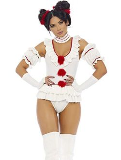 Forplay womens Let's Play a Game Sexy Movie Clown Character Costume
