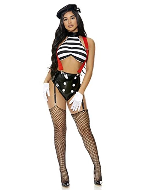 Forplay womens Speechless Sexy Mime Costume