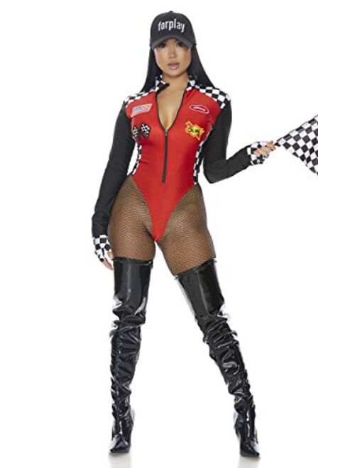 Forplay womens 4pc. Sexy Racer Costume