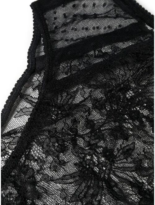 Dolce & Gabbana lace-detail high waisted briefs
