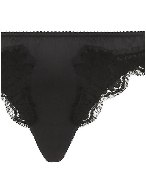 Dolce & Gabbana floral lace panel thong