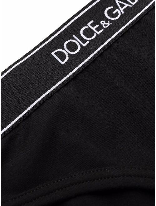Dolce & Gabbana logo-waistband briefs