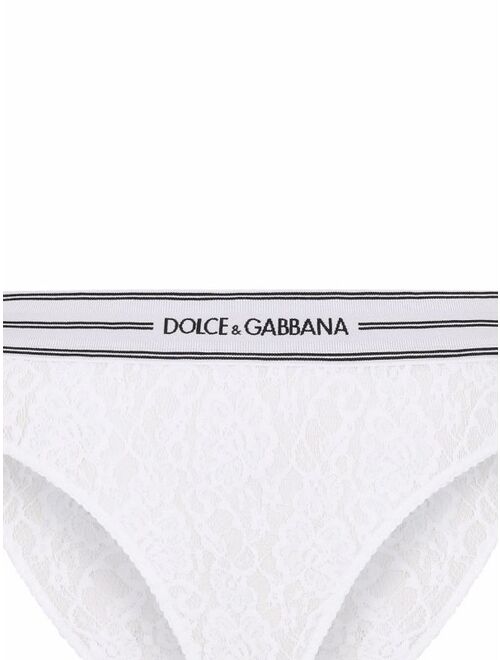 Dolce & Gabbana logo-trim briefs