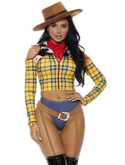 Forplay Women's Playtime Sheriff Sexy Cowboy Movie Character Costume