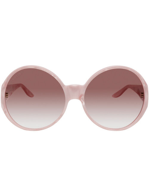 GUCCI Pink Round Sunglasses