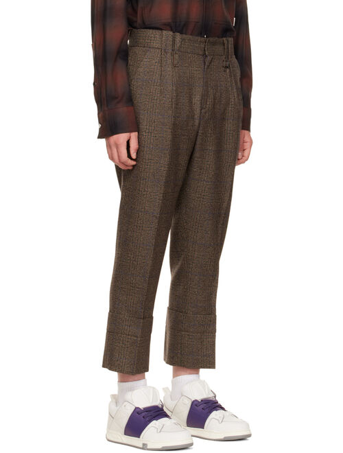WOOYOUNGMI Brown Cropped Trousers