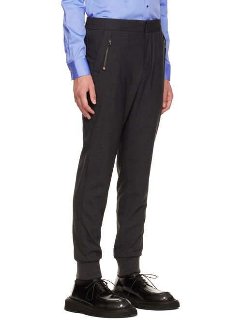 WOOYOUNGMI Gray Tapered Trousers
