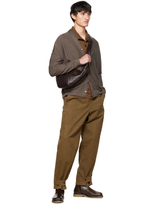 LEMAIRE Brown Military Pants