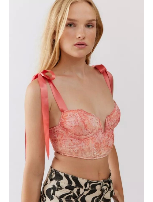 Out From Under Yvonne Lace Bow Bustier