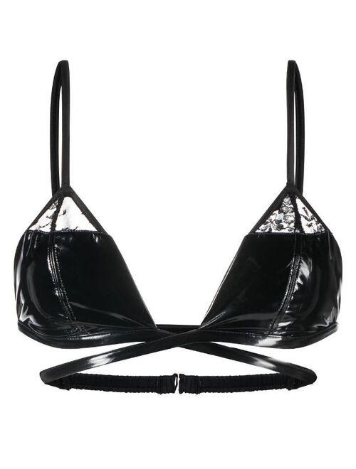 Fleur Du Mal Frankie wrap-around bra