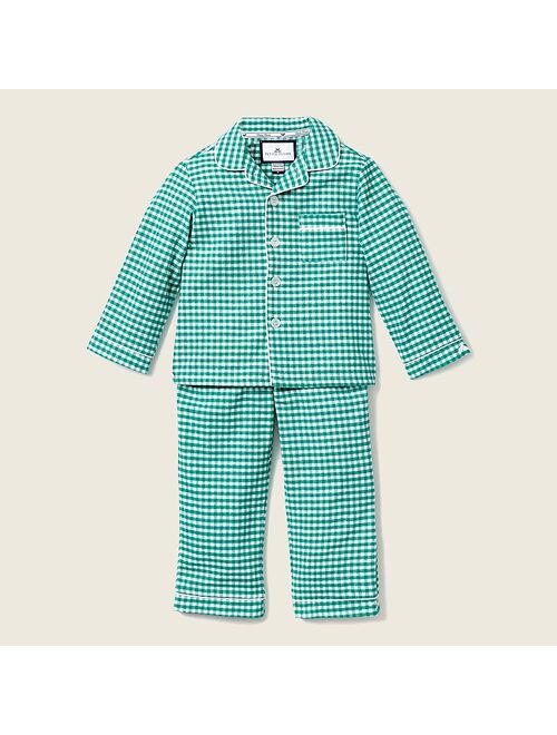 J.Crew Petite Plume kids' flannel pajama set in gingham