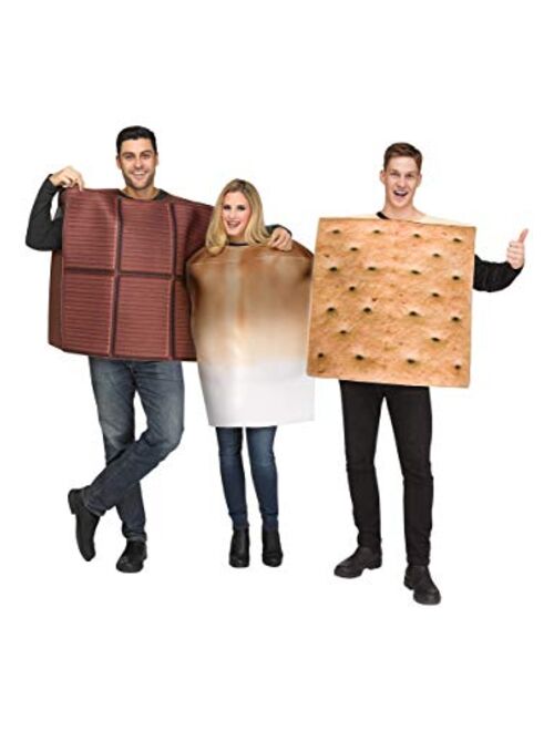 Fun World Adult S'Mores Costume Standard Group of 3