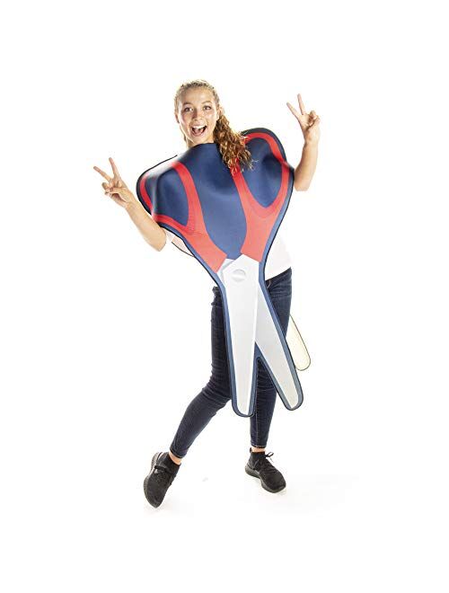 Hauntlook Rock Paper Scissors Halloween Costume Group Pack of 3 - Funny One-Size Adult Outfits