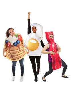 Grand Slam Breakfast - Pancakes, Bacon, & Egg Funny Group Halloween Costume