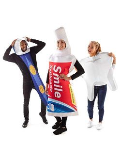 Brush Your Teeth Group Halloween Costume - Toothbrush, Toothpaste, Tooth Outfits