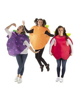 Fruit Salad - Apple, Orange & Grapes Group of 3 Costume - Funny Food Halloween Outfit