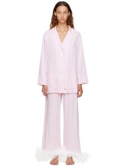 SLEEPER Pink & White Party Pyjama Set
