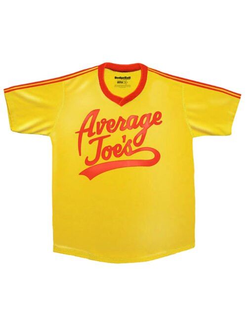 Ripple Junction Dodgeball Average Joe's Adult Yellow Jersey Costume Set