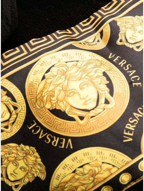 Versace Medusa-print belted robe
