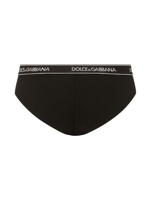 Dolce & Gabbana logo tape low-rise briefs