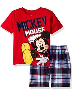 Mickey Mouse T-Shirt T-Shirt Shorts Set