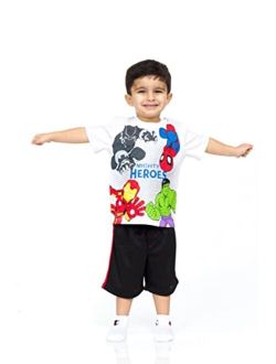 Mesh Short Sleeve Graphic T-Shirt & Short Sleeve Graphic T-Shirt Shorts Set