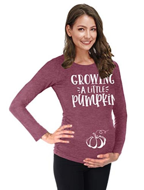 For G and PL Women's Halloween Maternity Long Sleeve Pregnancy Shirt