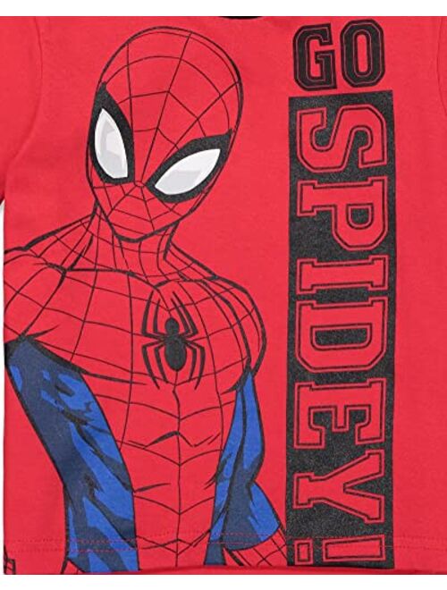 Marvel Avengers Spiderman T-Shirt and French Terry Shorts Set