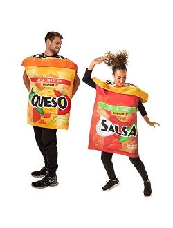 Salsa con Queso Couples Halloween Costume - Funny Taco Party Mexican Food Suits