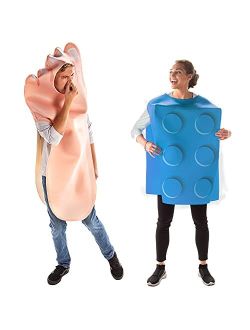 Foot Pain Couples Halloween Costumes - Toy Layygo & Funny Foot Set Joke Suits