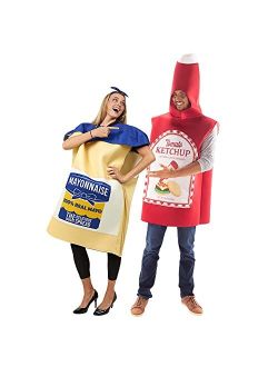 Mayo Ketchup Halloween Couples' Costume - Funny Food & Sauce Bottle Outfits