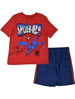 Avengers Spiderman Athletic T-Shirt T-ShirtShorts Set