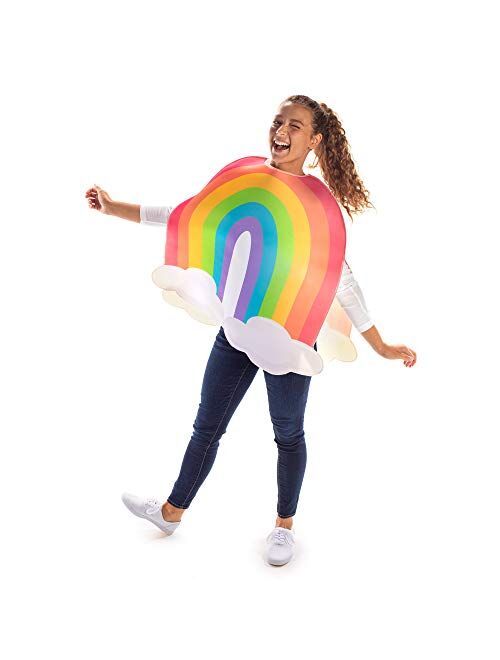Hauntlook Double Rainbow Couples' Costume - Cute Colorful Arc Halloween Outfits for Adults