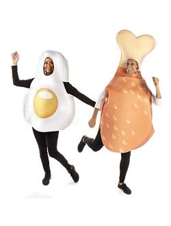 The Chicken or The Egg? Halloween Couples' Costume - Funny Which Came First Joke