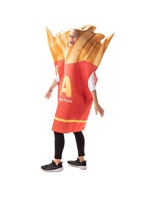 Hauntlook Classic Burger & Fries Couples Halloween Costume - Unisex Funny Food Party Suit