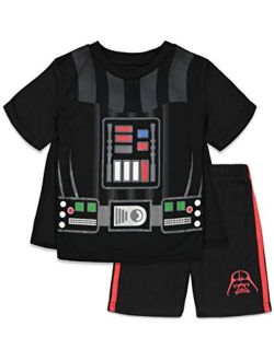 Star Wars Darth Vader Costume Caped T-Shirt and Shorts Set