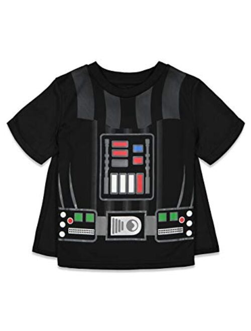 Disney Star Wars Darth Vader Costume Caped T-Shirt and Shorts Set