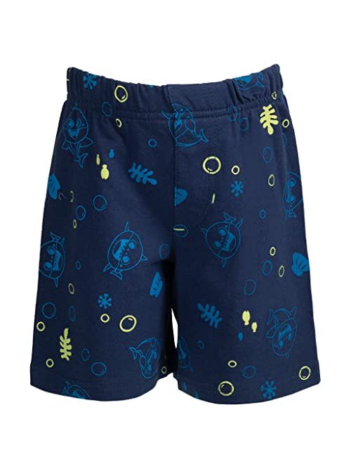 Pinkfong Baby Shark Short Sleeve Raglan Graphic T-Shirt & Shorts Set