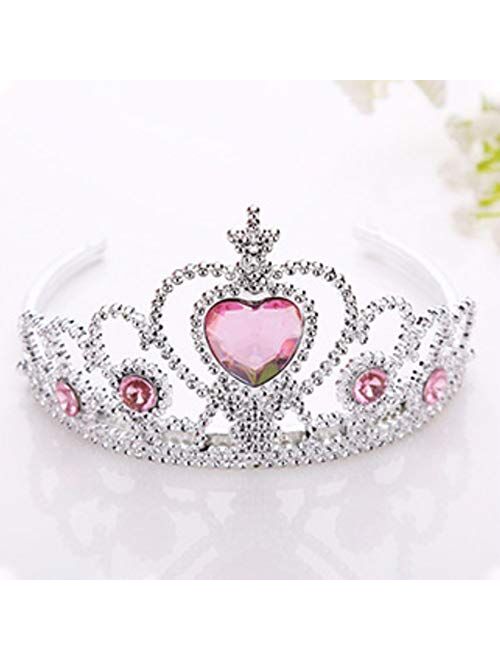 Wenosda Dress Up Tiara Crown Set Princess Costume Party Accessories for Kids/Girl/Toddler