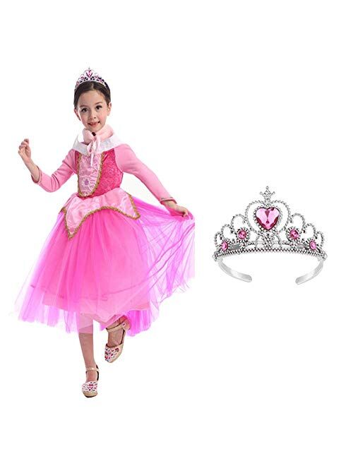 Wenosda Dress Up Tiara Crown Set Princess Costume Party Accessories for Kids/Girl/Toddler