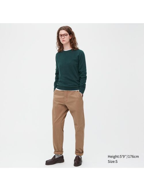 UNIQLO 3D Knit Cashmere Crew Neck Long-Sleeve Sweater